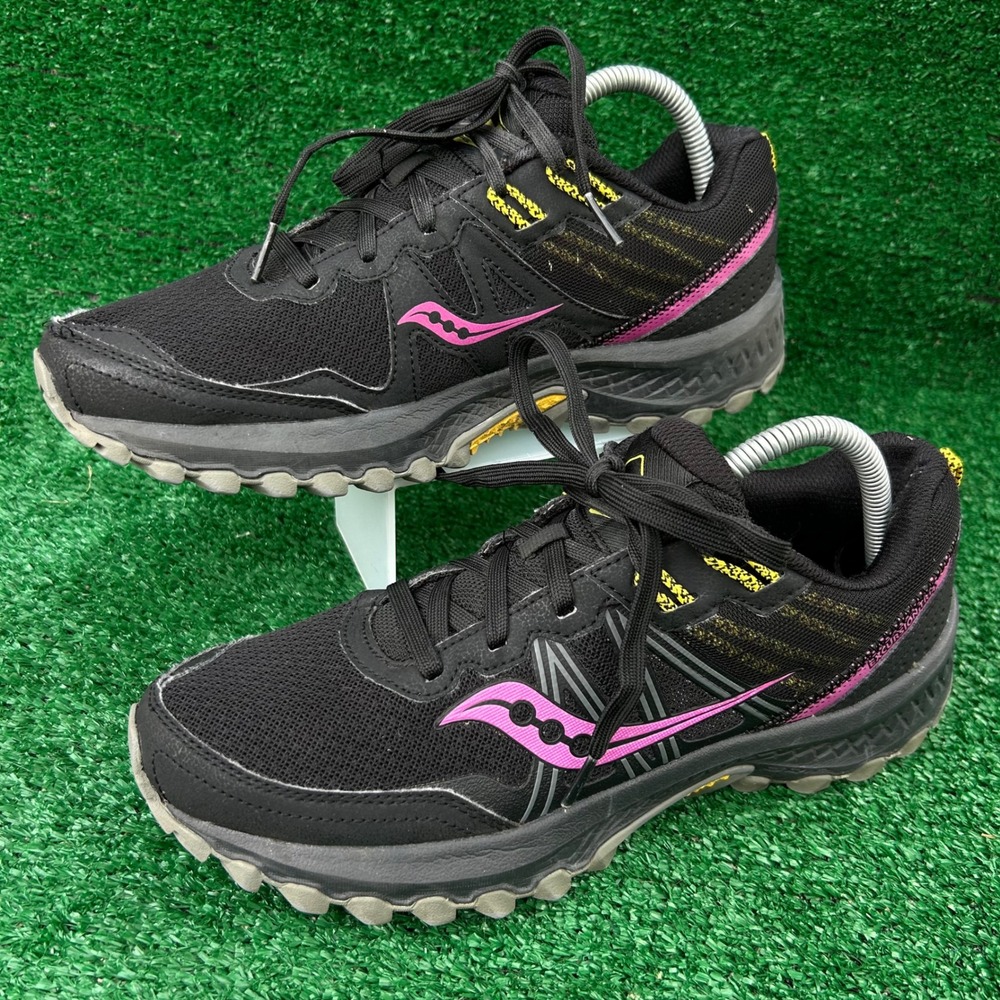 Saucony Excursion TR14‎ Womens Trail Running Shoes Black Pink S10584-20 Size 9